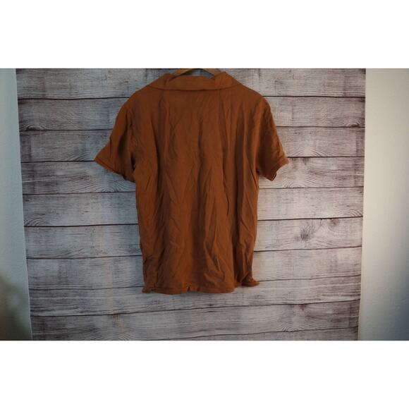 Polo Top Look XL Ralph Lauren Orange Custom Slim Fit Short Sleeve Polo - Picture 3 of 3